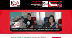 Desktop Screenshot of fcradio.fr