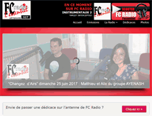 Tablet Screenshot of fcradio.fr